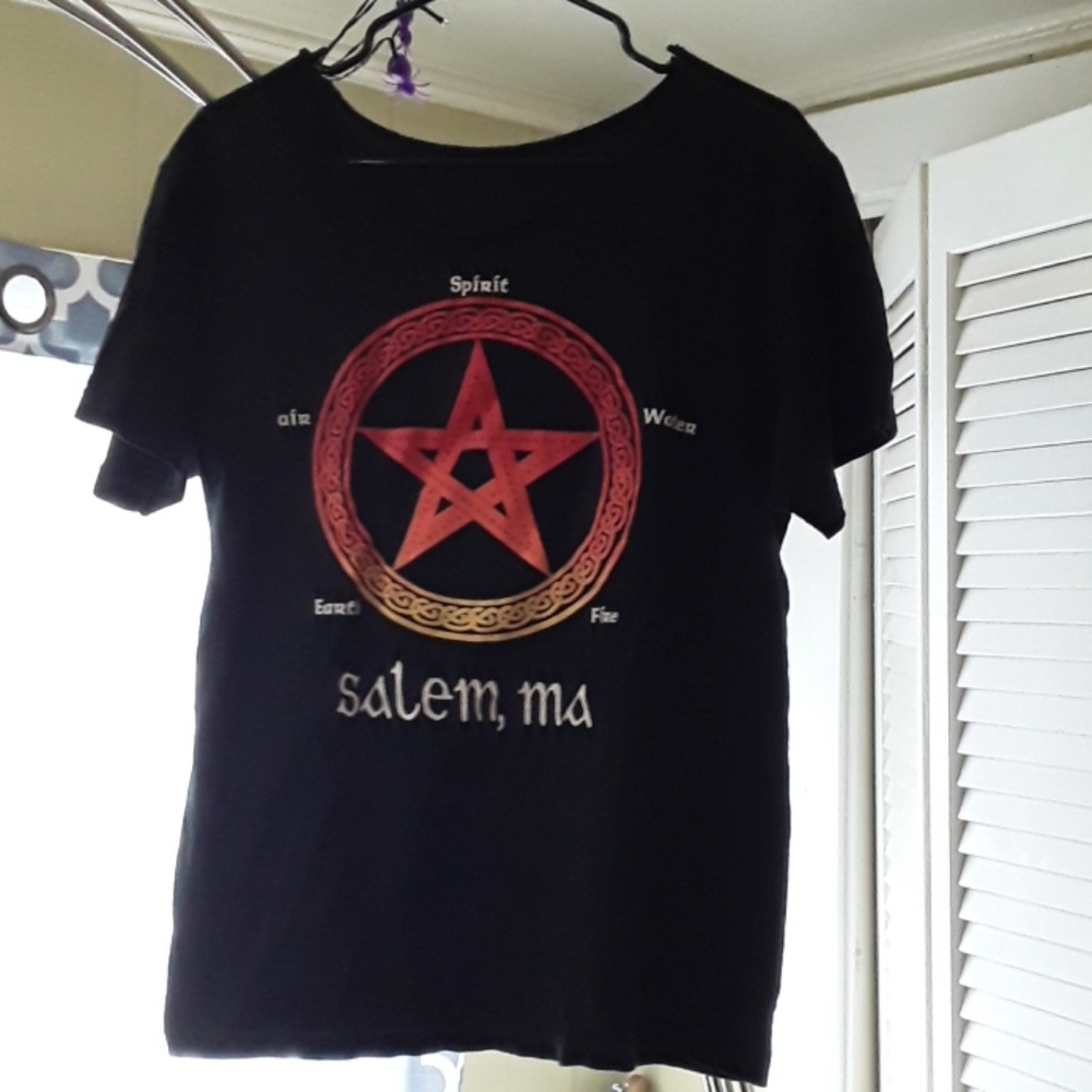 Salem pentagram satanic witch star shirt